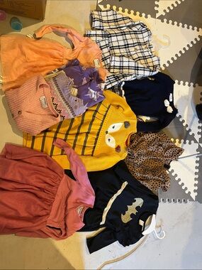Lot of Toddler Girl Dresses and Sweaters